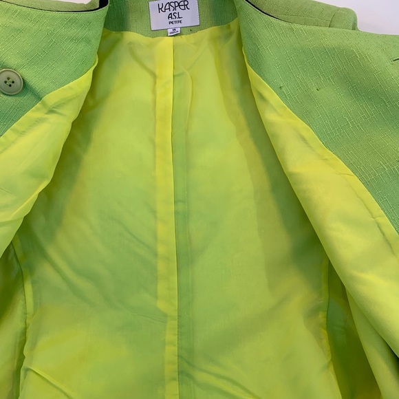 ⚡️SOLD⚡️Vintage Kasper 80s neon blazer jacket - Picture 16 of 16
